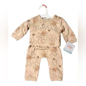 Disney Minnie Mouse Newborn Long Sleeve Set